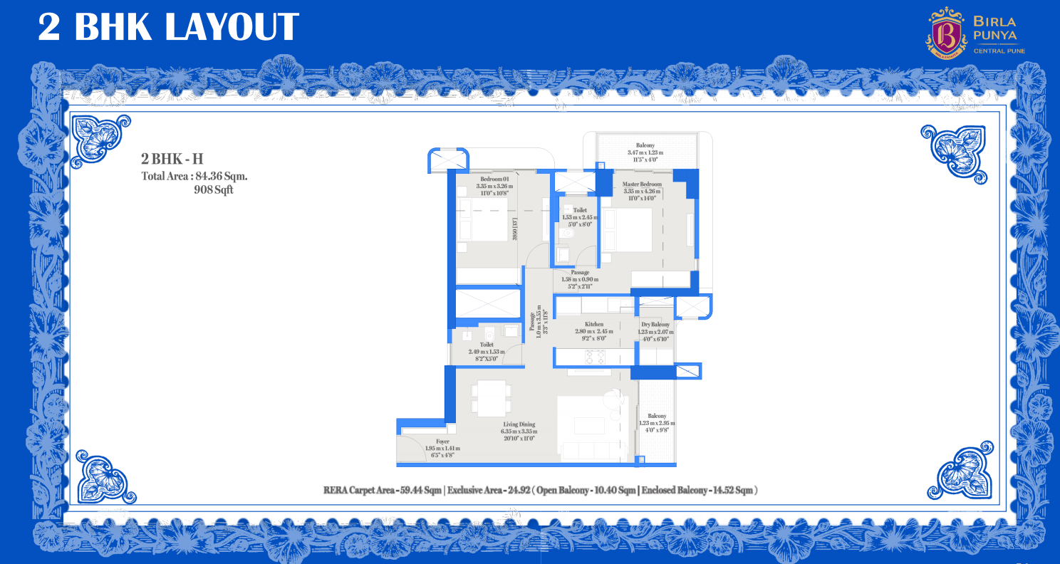 2 BHK Plan